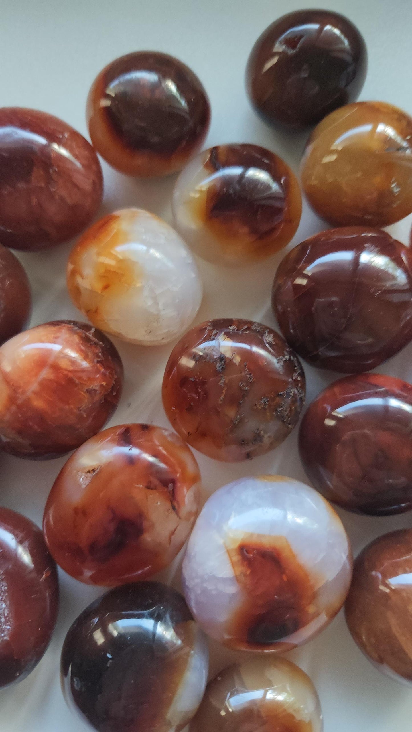 Beautiful large carnelian tumbles