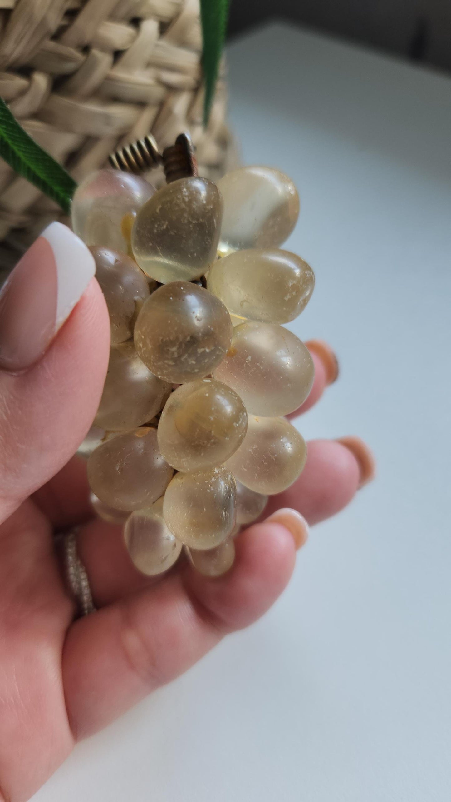 Amazing vintage citrine grapes from Brazil, genuine, natural, untreated 60
