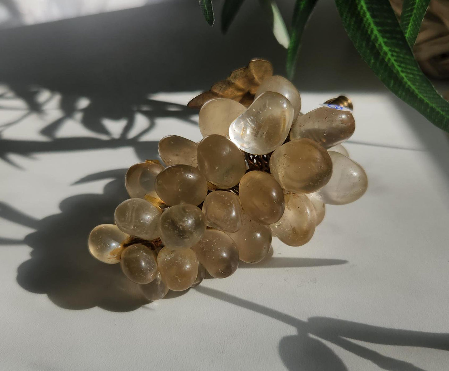 Amazing vintage citrine grapes from Brazil, genuine, natural, untreated 60