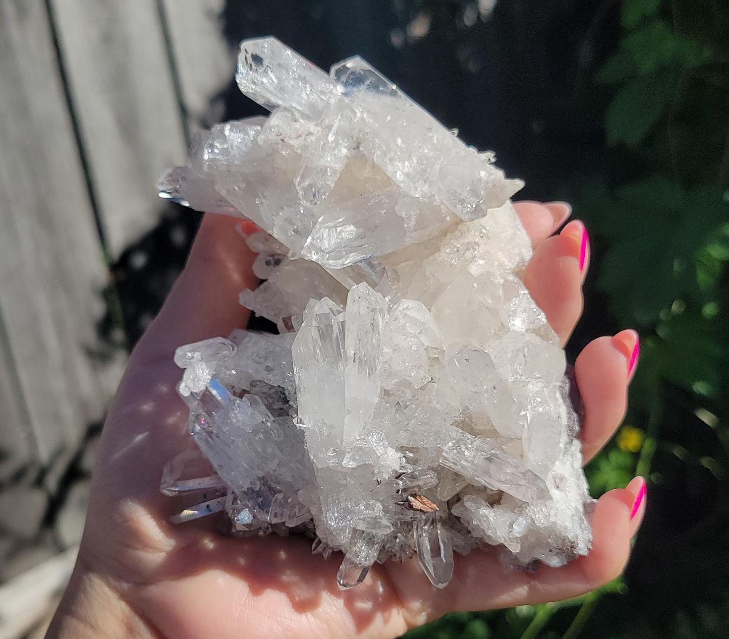 Beautiful large lumarian cluster from Columbia, high quality, with rainbows