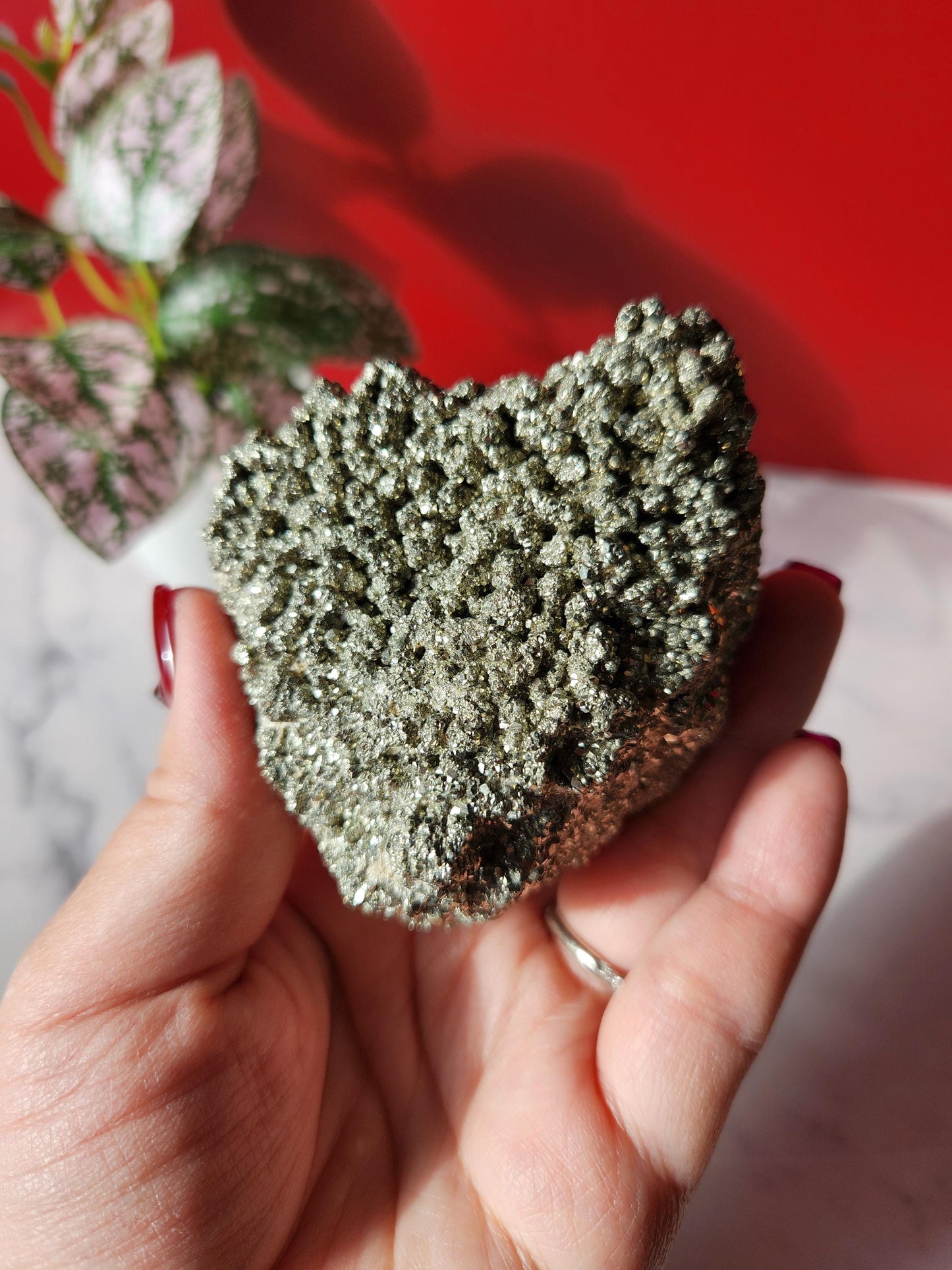 Sparkly druzy pyrite from Peru, raw pyrite, unpolished