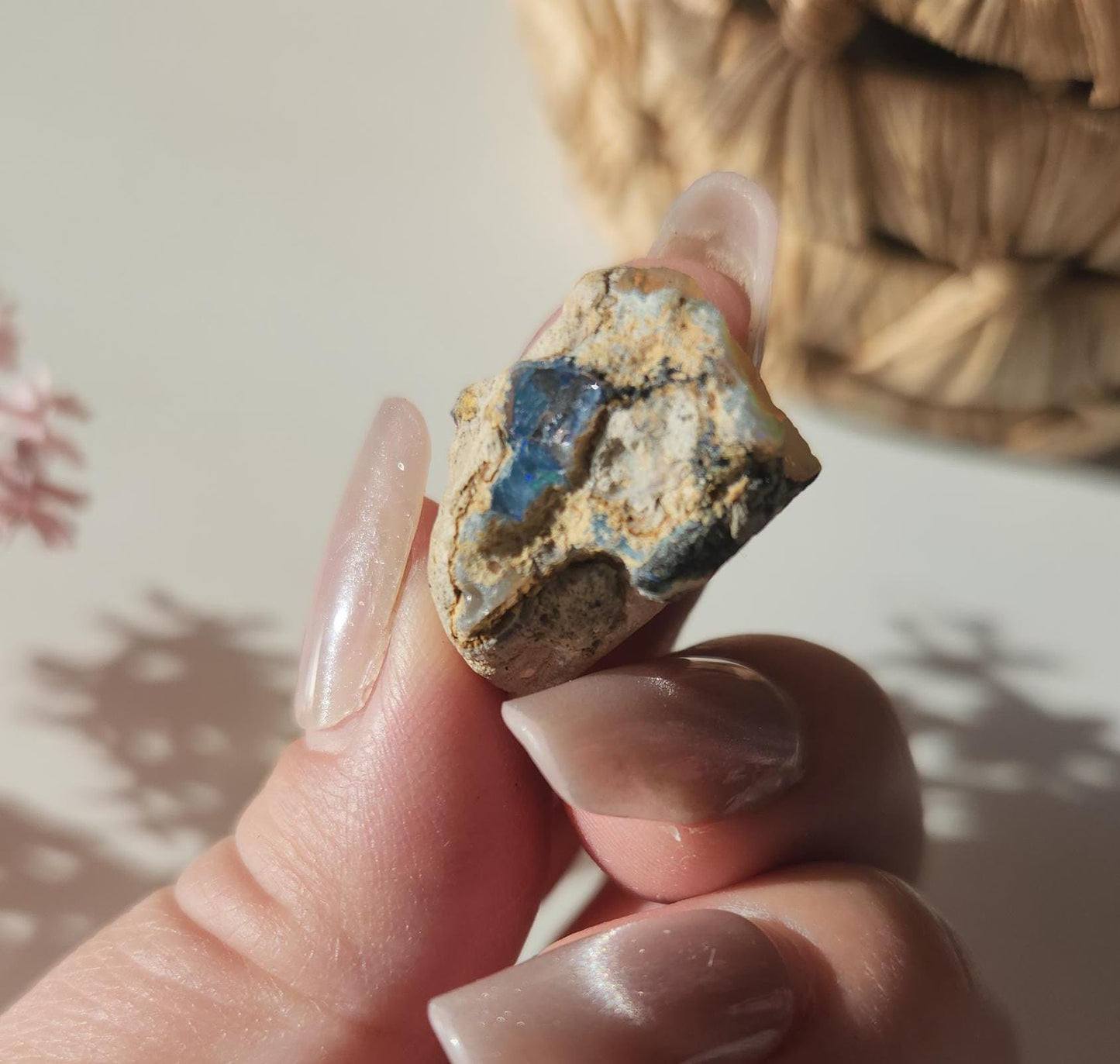 AAA Beautiful welo Ethiopian opal with amazing colors, natural real opal