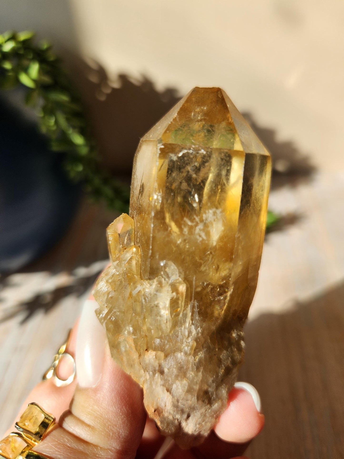 Natural Kundalini citrine from the Congo