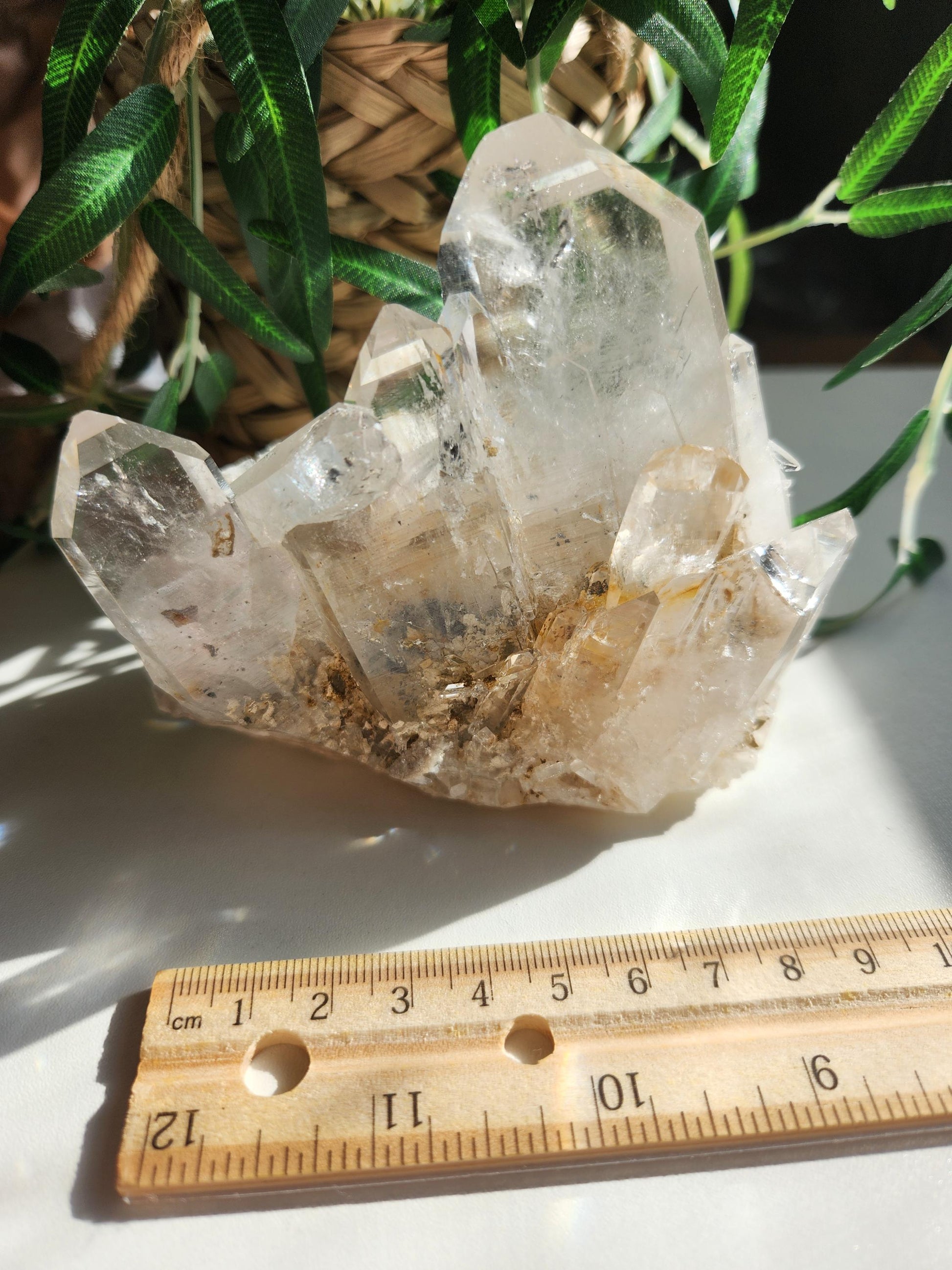 Amazing large faden lumarian quartz from Columbia