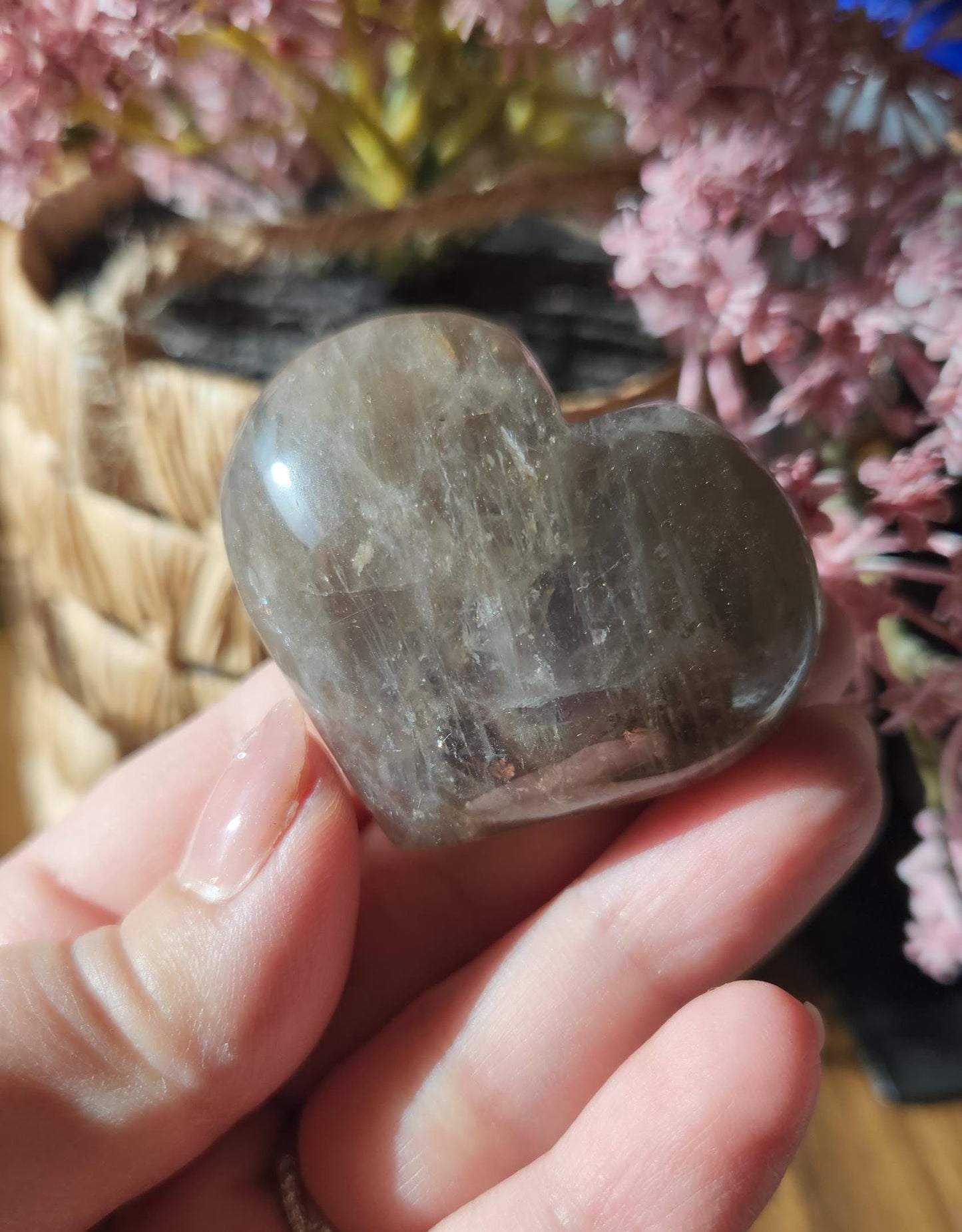 Beautiful dark Blue rose quartz