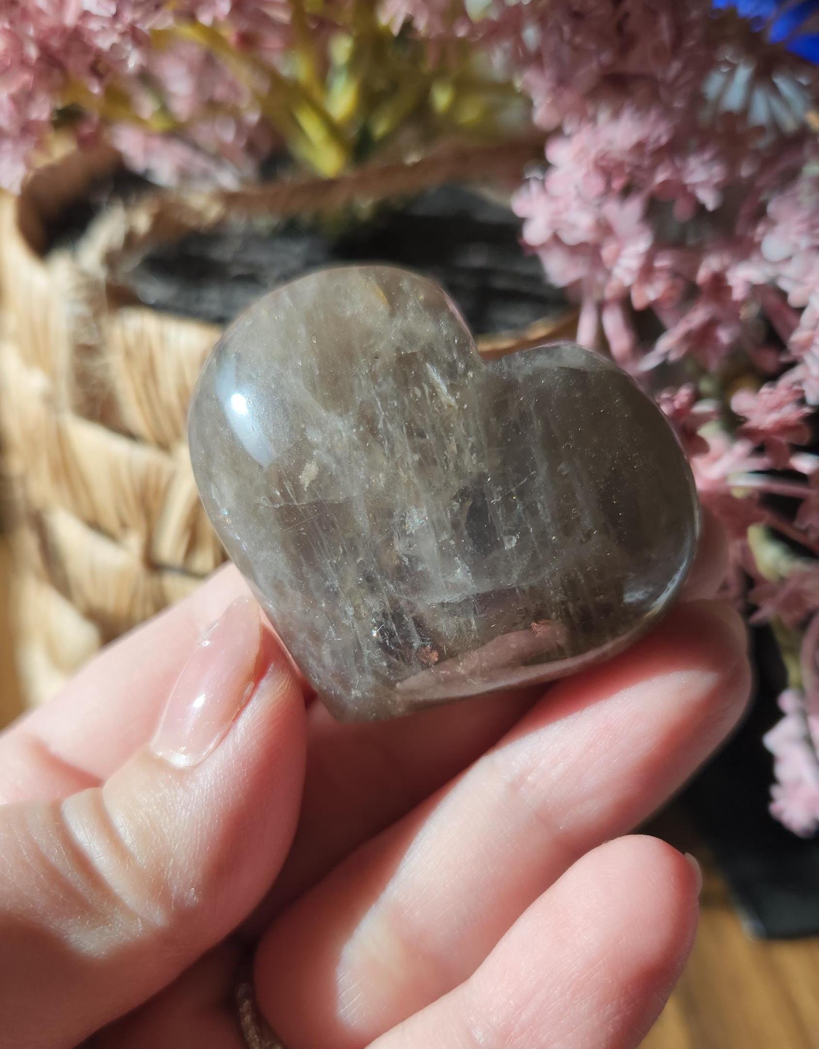 Beautiful dark Blue rose quartz