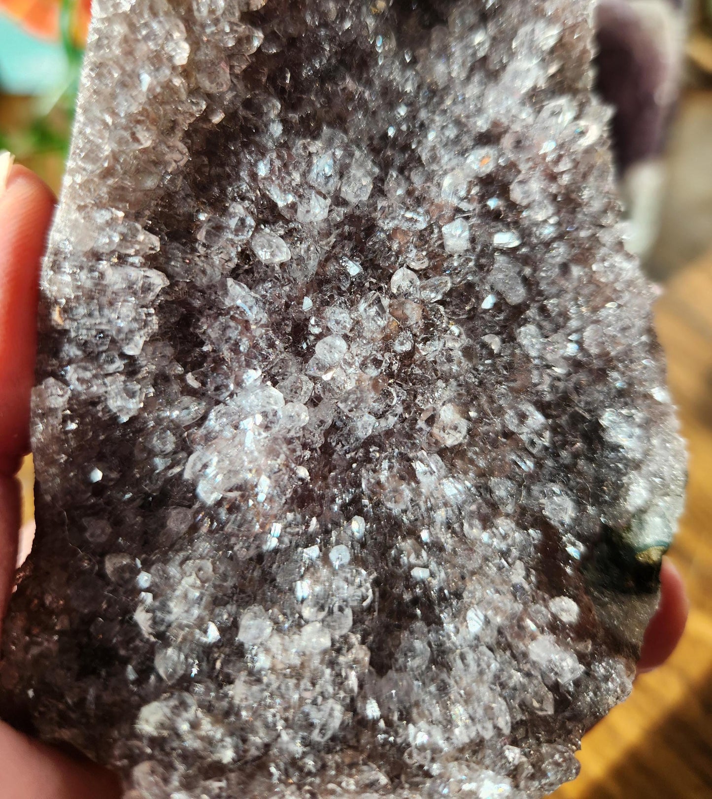 Light purple amethyst cutbase
