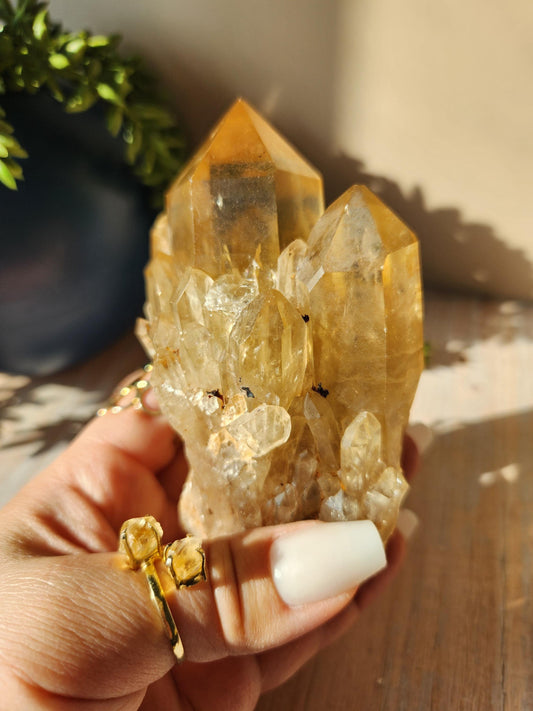 Amazing kundalini citrine from the Congo