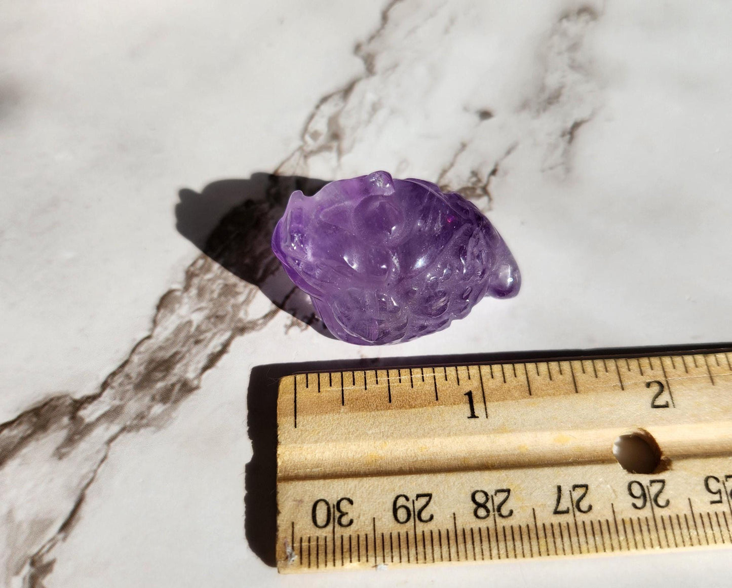 AAA Amethyst money toad carvings, money frog