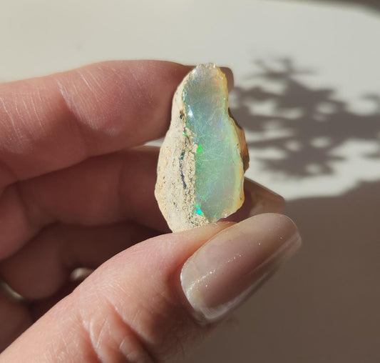 AAA Beautiful welo Ethiopian opal with amazing colors, natural real opal