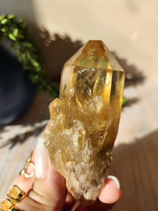 Natural Kundalini citrine from the Congo