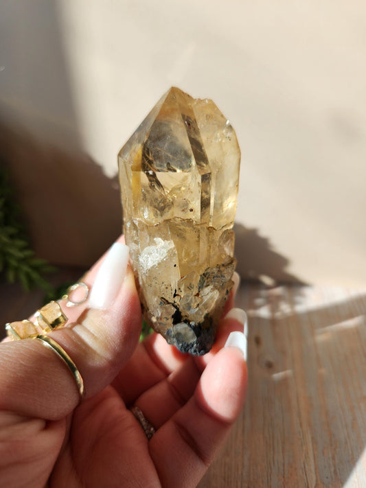 Natural kundalini citrine from the Congo