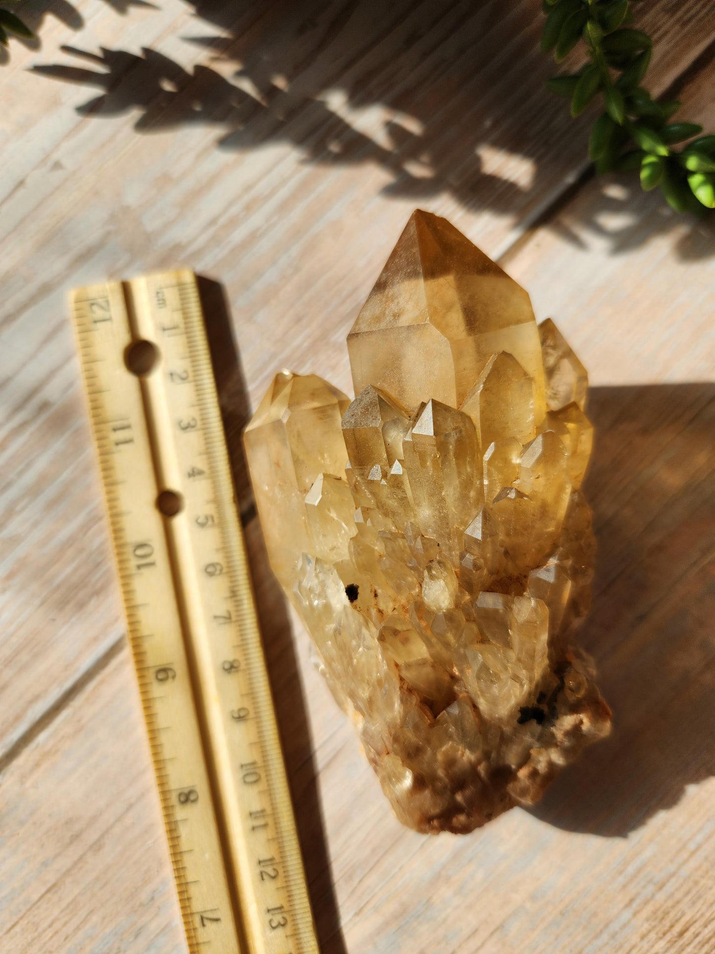 AAA Beautiful kundalini citrine from the Congo, honey citrine with rainbows, genuine, untreated and not polished
