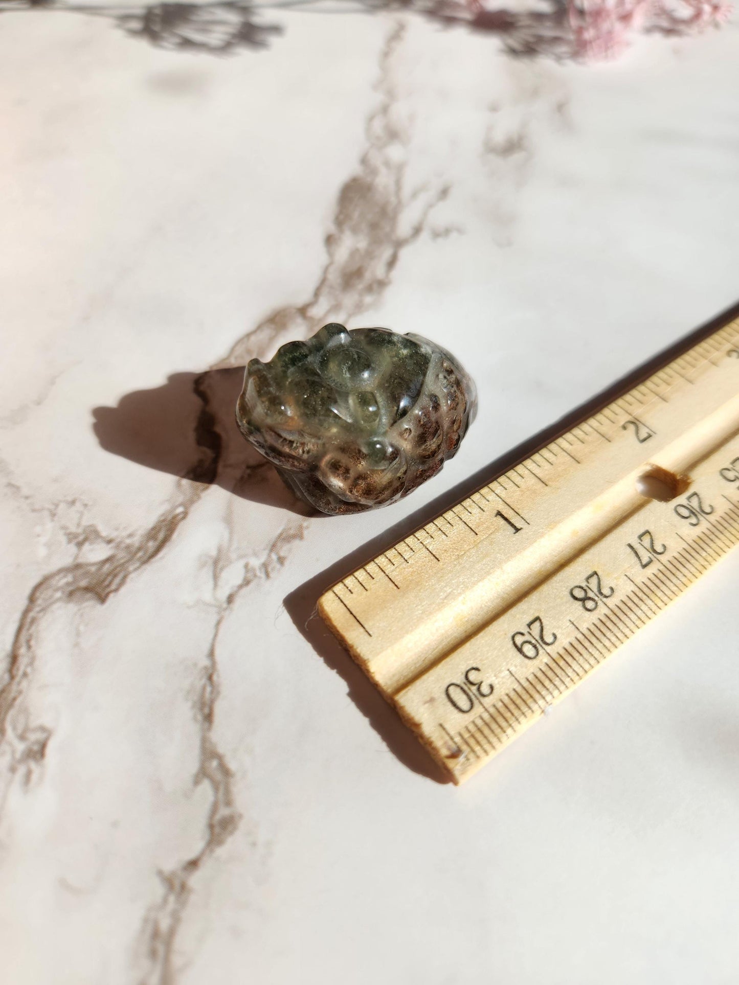 AAA pink and green garden quartz money toad carvings, money frog