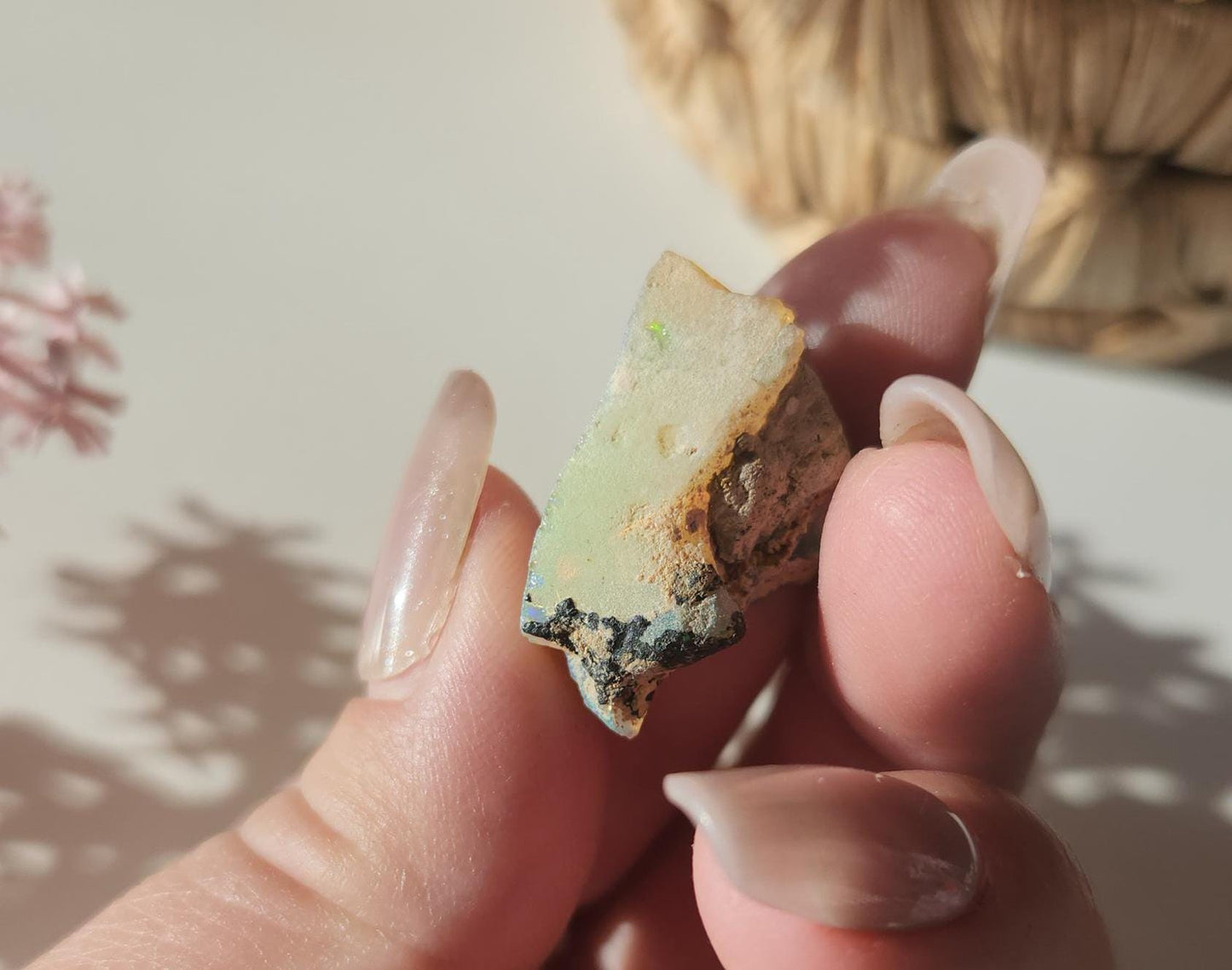 AAA Beautiful welo Ethiopian opal with amazing colors, natural real opal