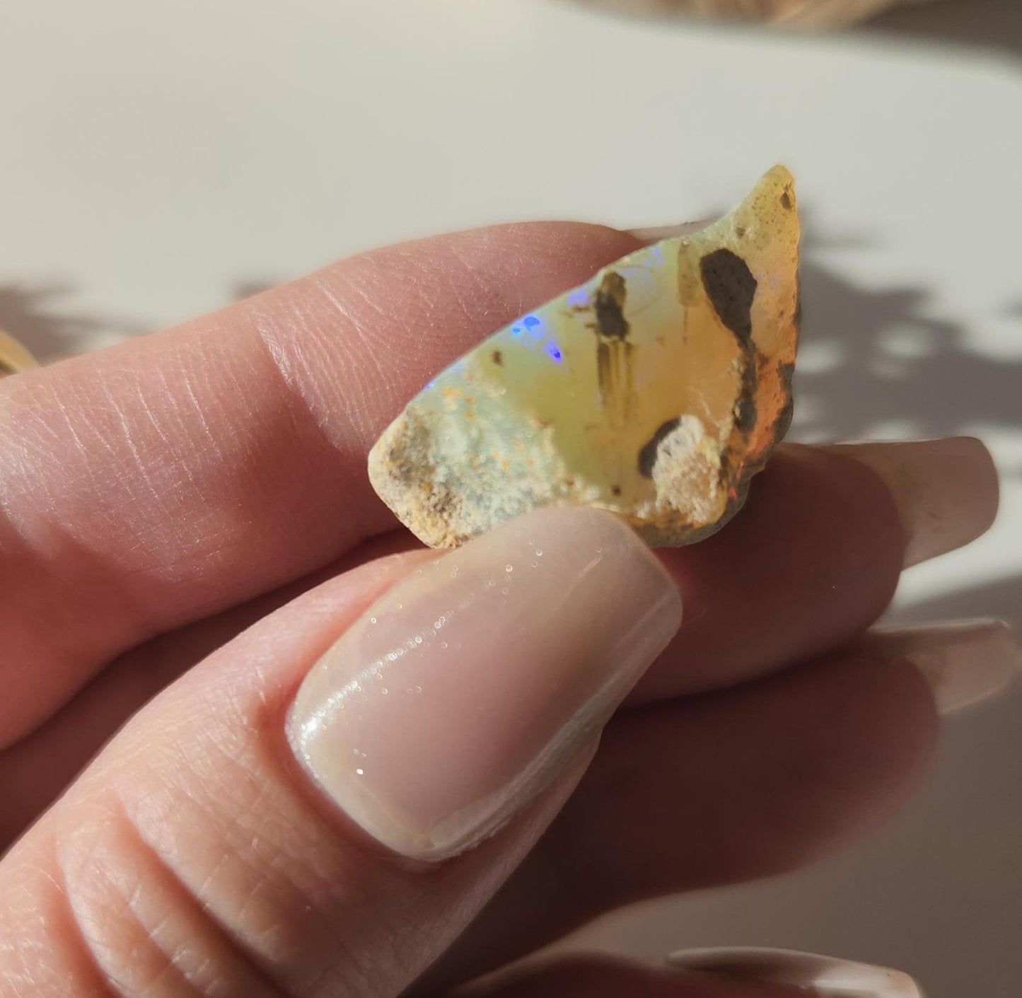 AAA Beautiful welo Ethiopian opal with amazing colors, natural real opal