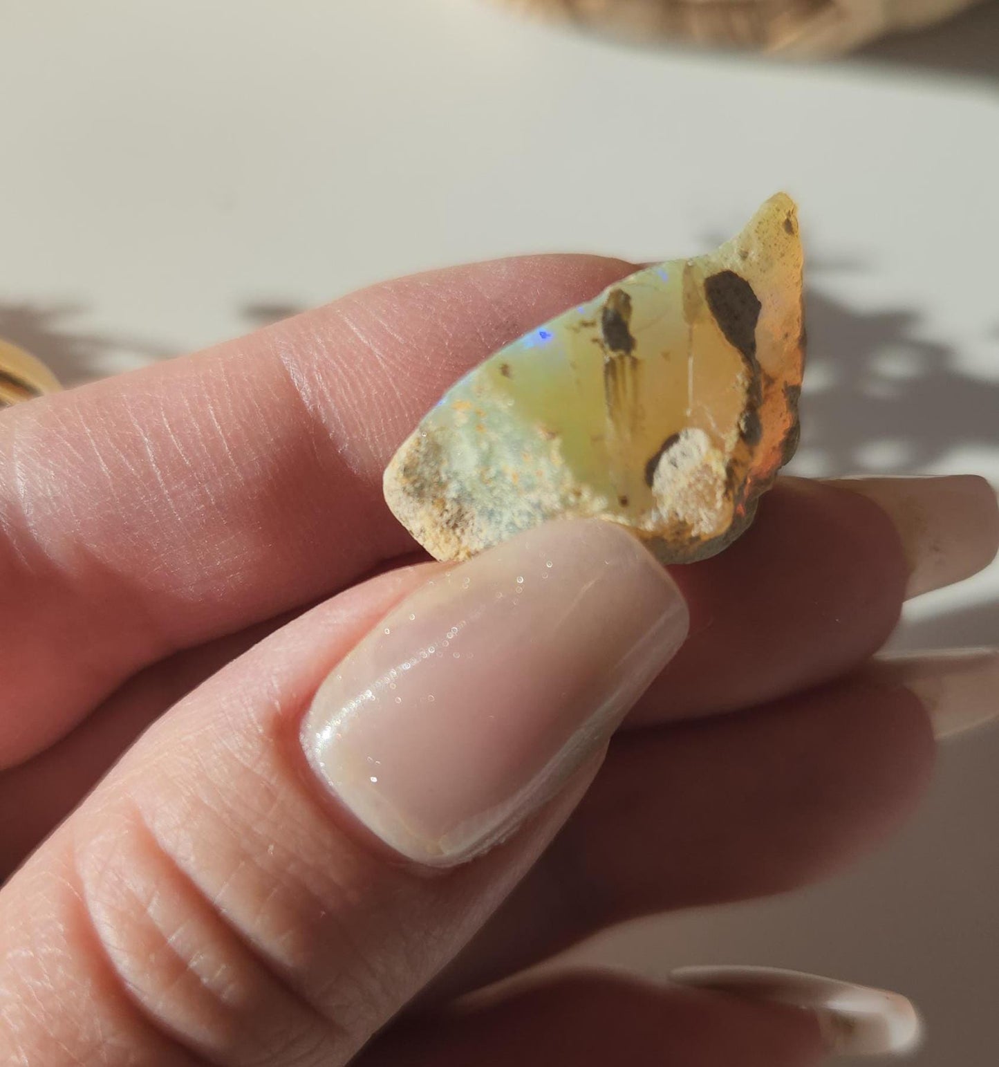 AAA Beautiful welo Ethiopian opal with amazing colors, natural real opal