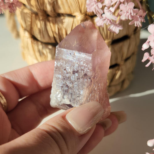 AAA beautiful rare cathedral Amethyst with oxidation by mother nature, self healed, raw, natural and unpolished from Brazil